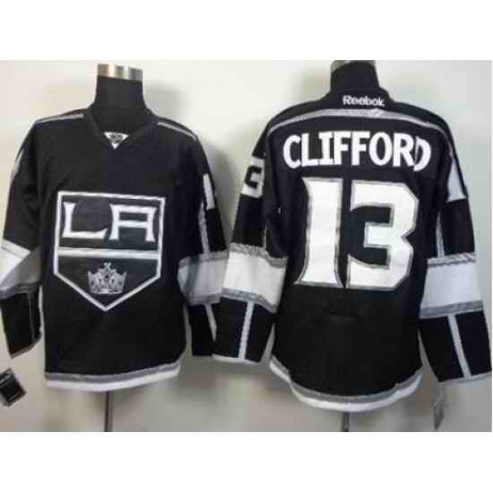 Los Angeles Kings #13 Kyle Clifford Black Home Stitched NHL Jersey